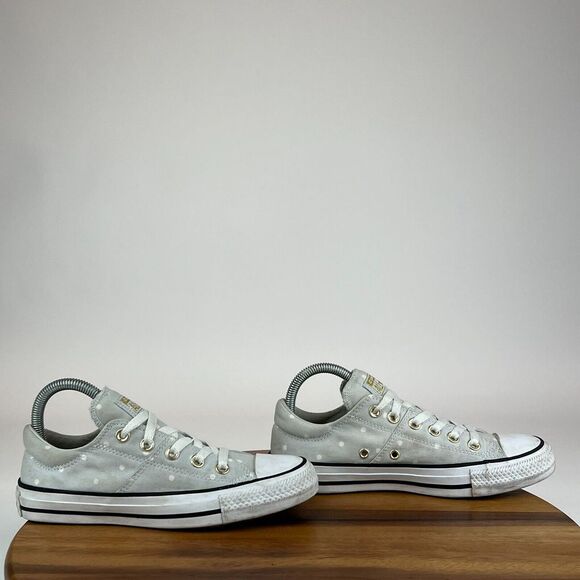 Womens‎ Converse CTAS Madison Gray Polka Dot Low Casual Sneakers Shoes Size 7 M - Picture 1 of 8